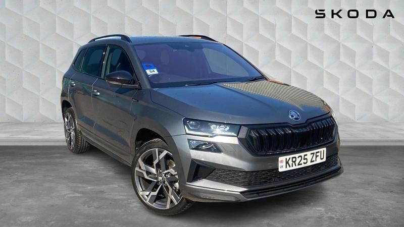 Used Skoda Karoq SportLine 150 HP (110 kW) 2025 Graphite grey metallic SUV