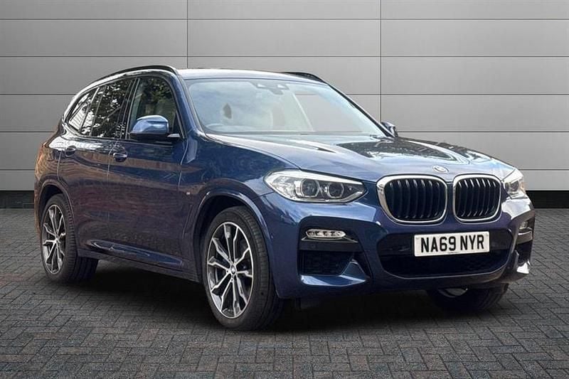 Phytonic blue Used 2019 BMW X3 M Sport SUV | £22,995 (Fair price) - Image 1/2
