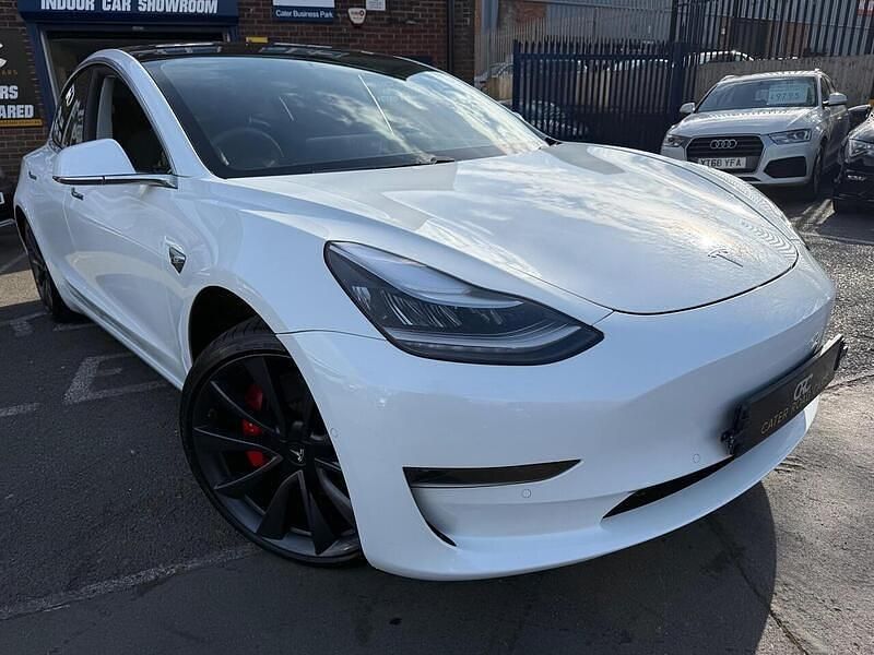 Used Tesla Model 3 Performance 82 kW (112 HP) 2020 White Sedan