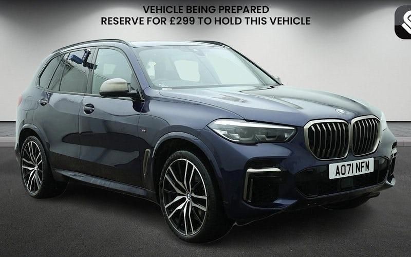 Used BMW X5 530 HP (389 kW) 2021 Tanzanite blue SUV