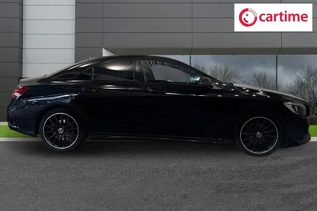 Used Mercedes CLA200 AMG line 156 HP (114 kW) 2019 Black Sedan
