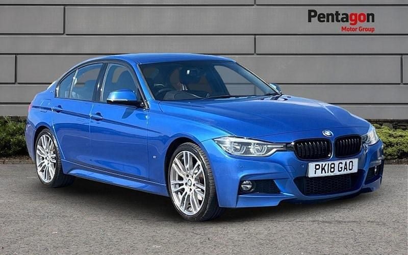 Blue Used 2018 BMW 330e M Sport Sedan | £11,995 (Good price) - Image 1/4