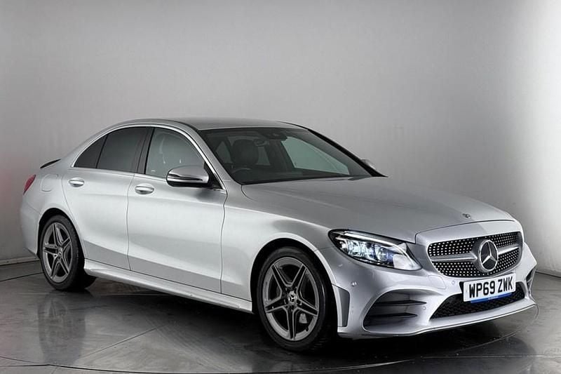 Silver Used 2020 Mercedes C200 AMG Line Premium Sedan | £18,350 (Fair price) - Image 1/1
