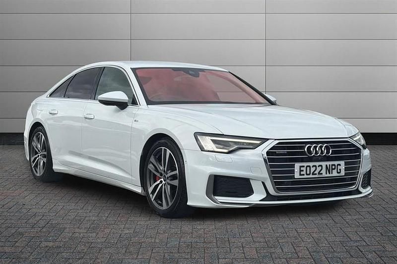 Used Audi A6 S-Line 265 HP (194 kW) 2022 White Sedan