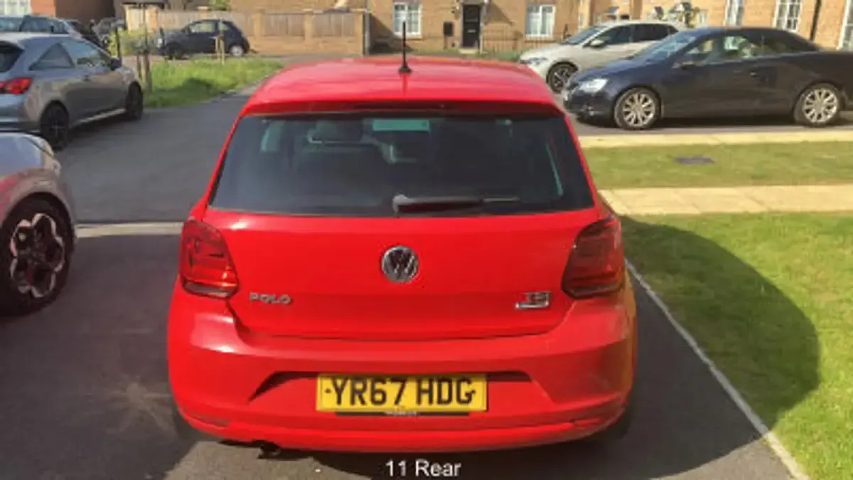 Used VW Polo Beats 90 HP (66 kW) 2017 Red Hatchback