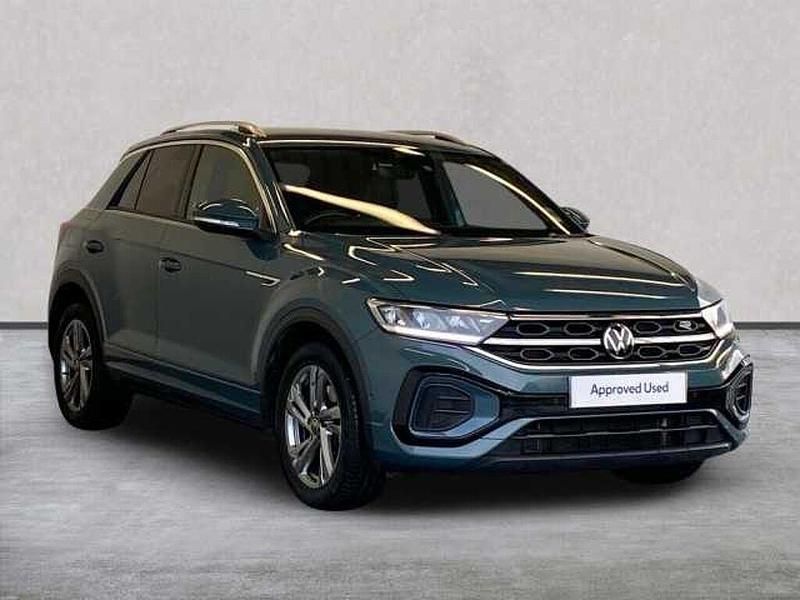 Blue Used 2022 VW T-Roc R-line SUV | £21,460 (Good price) - Image 1/4