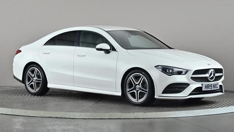 White Used 2019 Mercedes CLA200 AMG line Coupe | £18,298 (Fair price) - Image 1/4