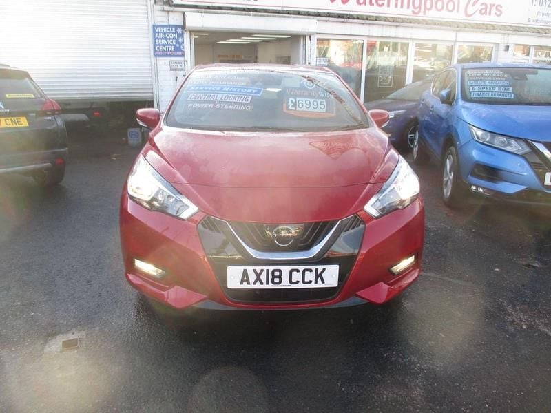 Used Nissan Micra Acenta 2018 Red Hatchback