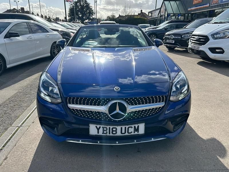 Used Mercedes SLC180 AMG line 2018 Blue Cabriolet