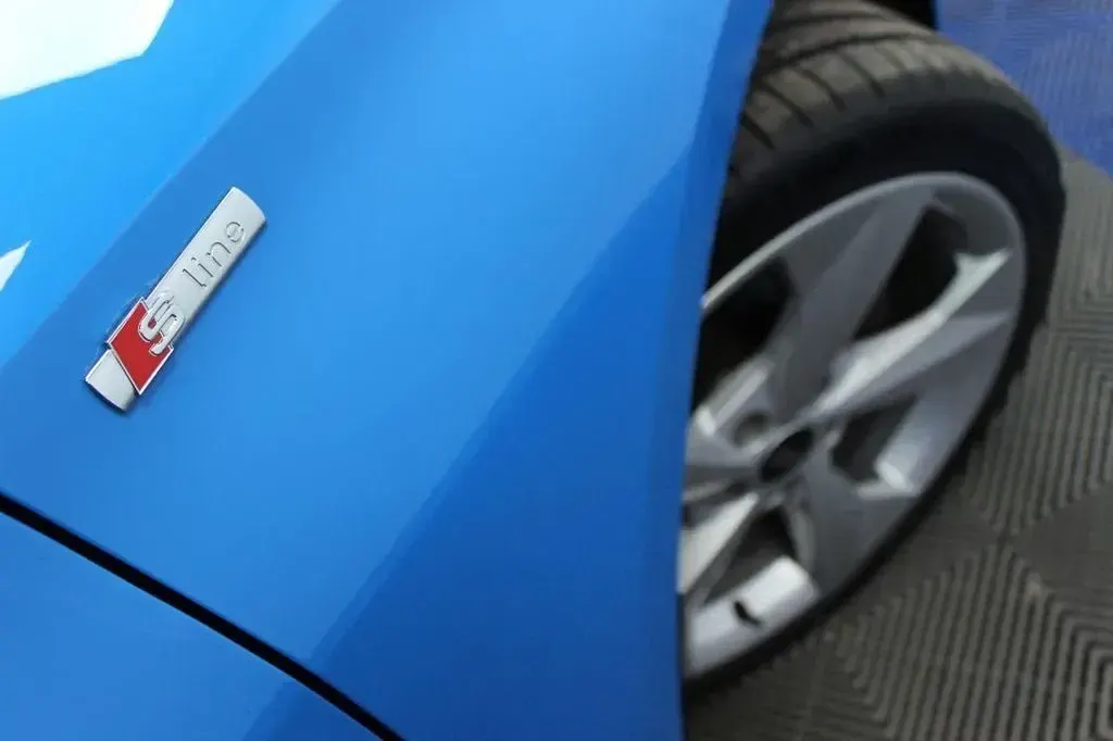 Used Audi A3 S-Line 150 HP (110 kW) 2021 Blue Sedan