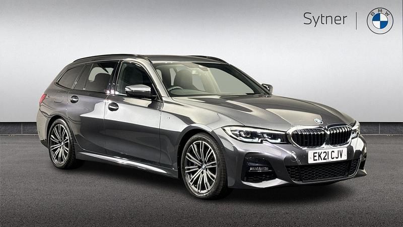 Grey Used 2021 BMW 330 M Sport Estate | £28,000 (Fair price) - Image 1/4