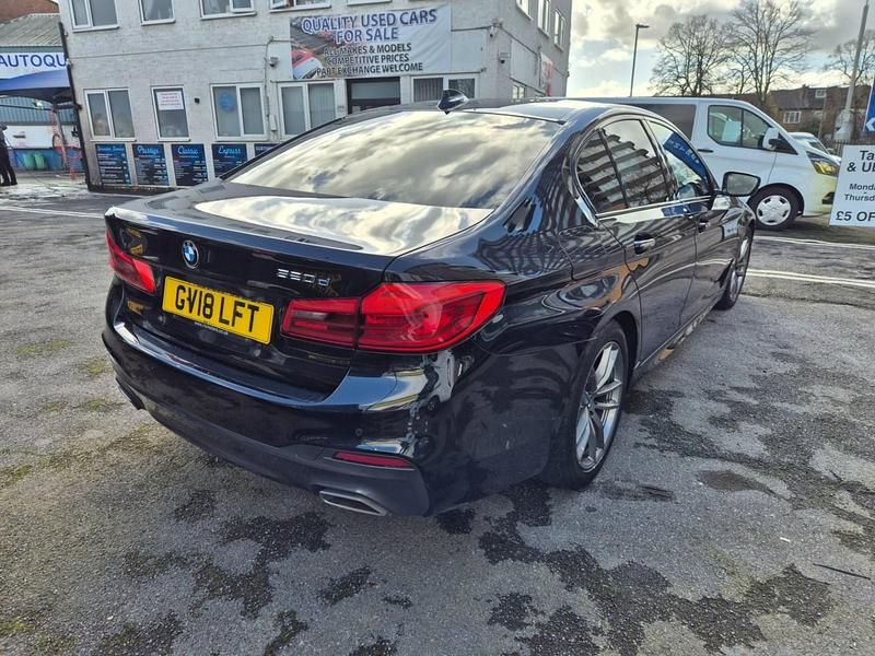 Used BMW 520 M Sport 2018 Black Sedan