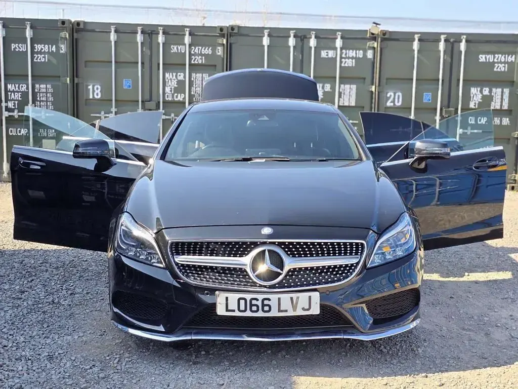 Used Mercedes CLS220 AMG line 177 HP (130 kW) 2016 Black Coupe