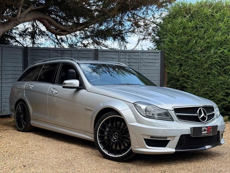 Silver Used 2013 Mercedes C63 AMG AMG Estate | £20,990 (Good price) - Image 1/4