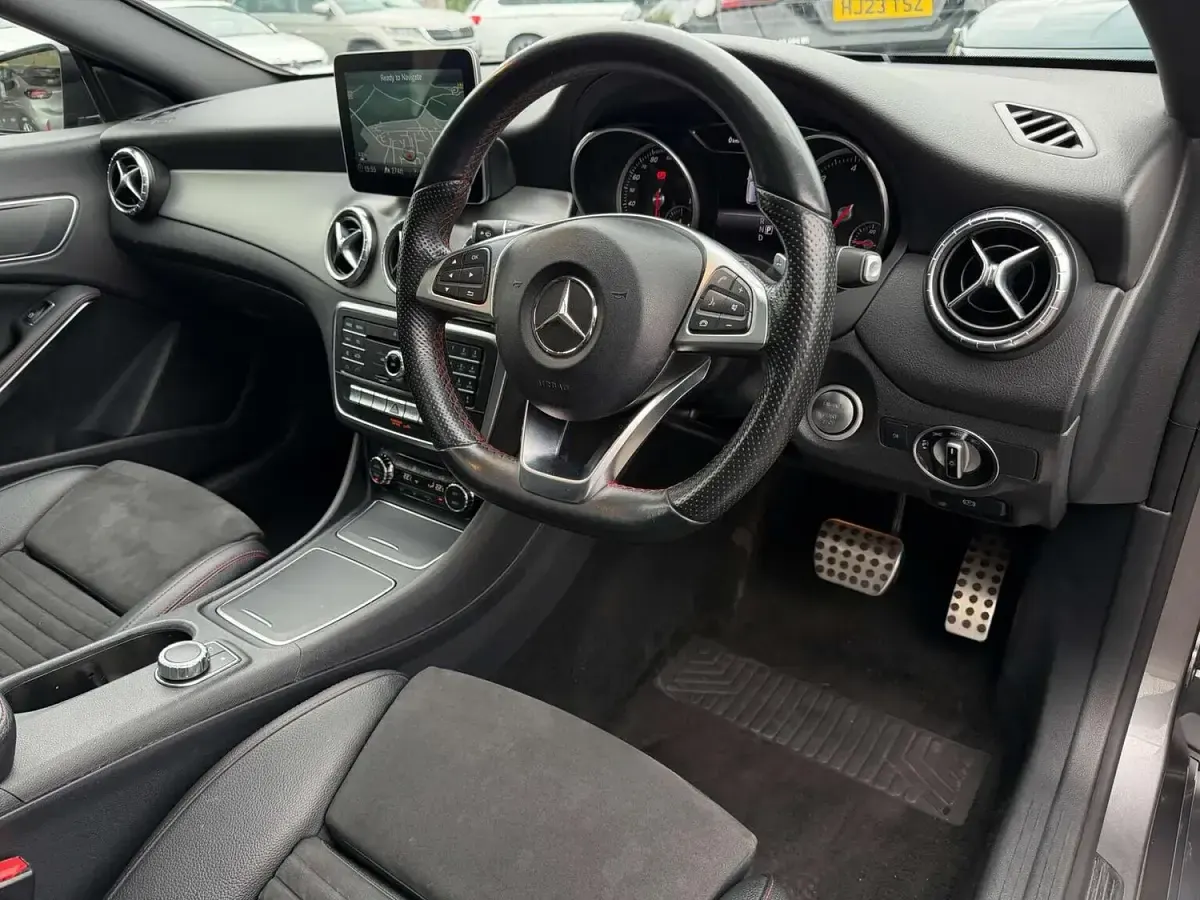 Used Mercedes CLA220 Shooting Brake AMG line 177 HP (130 kW) 2017 Grey Estate
