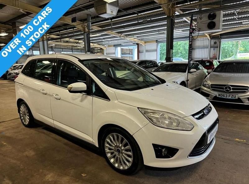 Used Ford Grand C-Max Titanium 115 HP (84 kW) 2014 White MPV