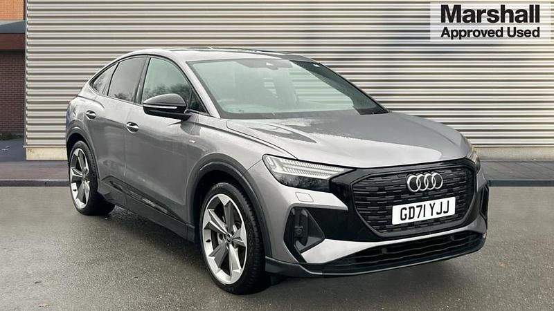 Grey Used 2022 Audi Q4 e-tron Advanced Plus SUV | £31,950 (Good price) - Image 1/4