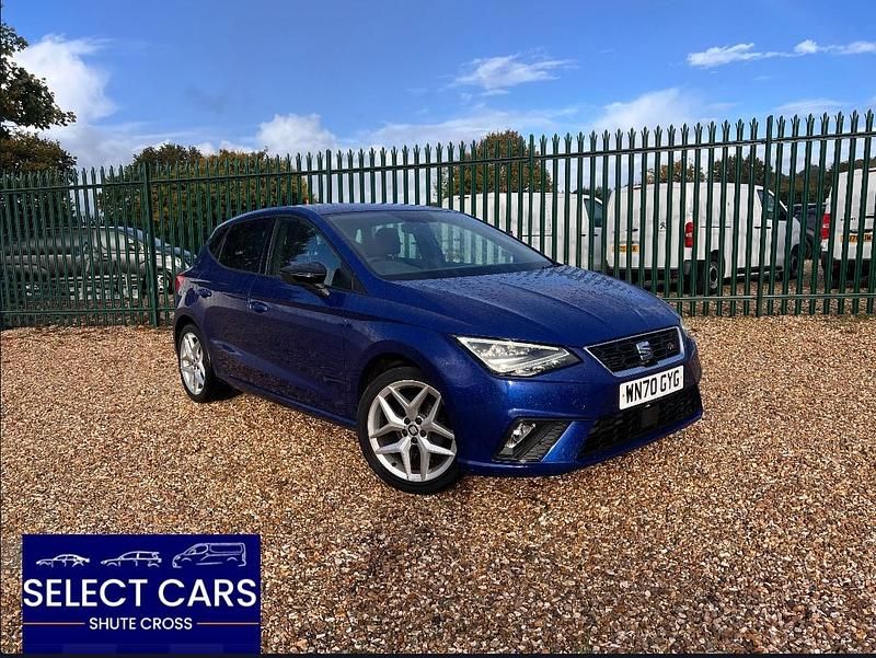 Used Seat Ibiza FR 95 HP (69 kW) 2020 Blue Hatchback