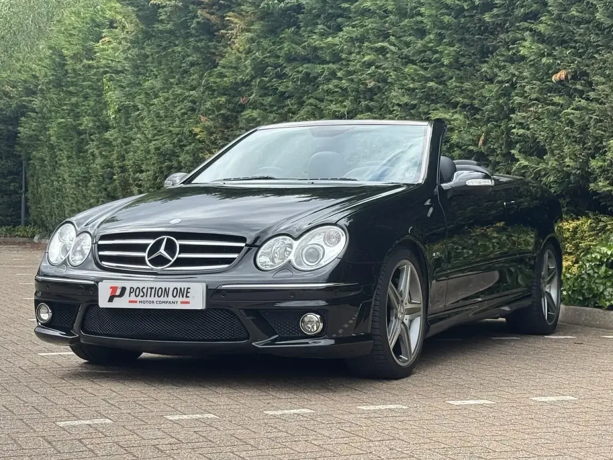 Used Mercedes CLK63 AMG 481 HP (353 kW) 2007 Black Cabriolet