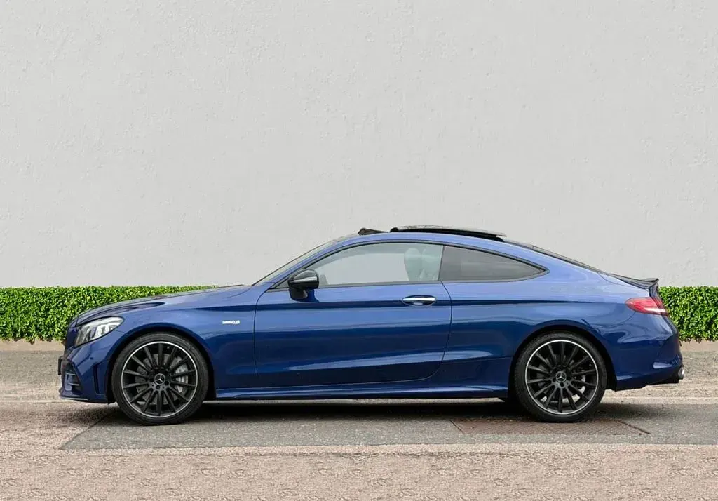 Used Mercedes C43 AMG Premium Plus 390 HP (286 kW) 2019 Blue Coupe
