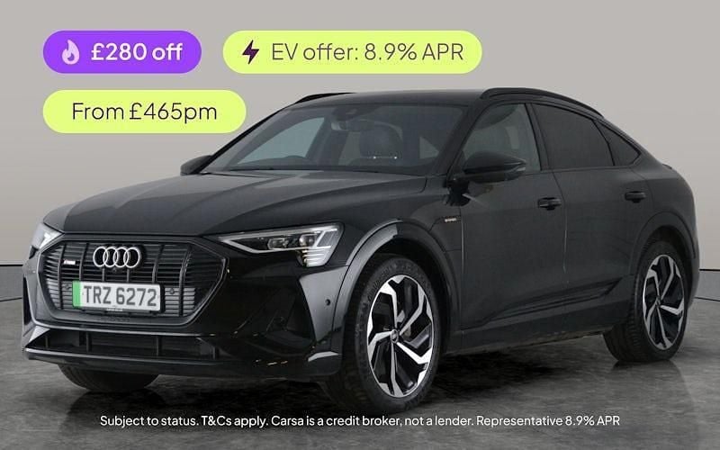 Used 2022 Audi e-tron Sportback Black Edition SUV | £26,164 (Fair price) - Image 1/1