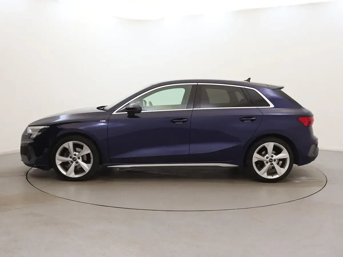 Used Audi A3 S-Line 150 HP (110 kW) 2023 Blue Sedan