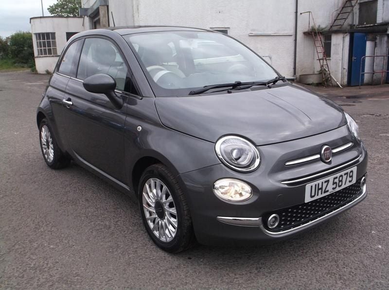 Grey Used 2016 Fiat 500 Lounge Hatchback | £4,695 (Fair price) - Image 1/4