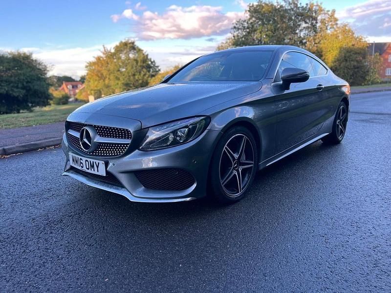 Used Mercedes C250 AMG line 2016 Grey Coupe