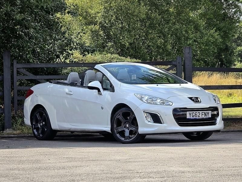 White Used 2012 Peugeot 308 CC Roland Garros Cabriolet | £5,338 (Fair price) - Image 1/4