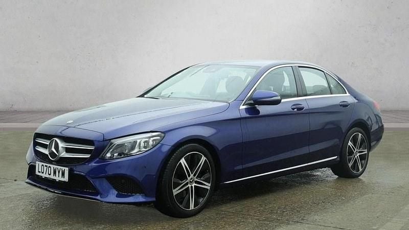 Used Mercedes C220 194 HP (142 kW) 2021 Blue Sedan