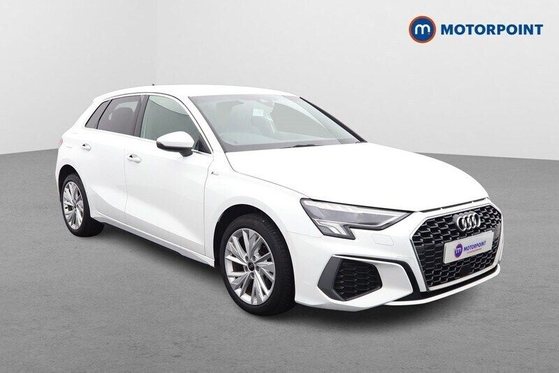 White Used 2024 Audi A3 e-tron S-Line Hatchback | £24,999 (Fair price) - Image 1/4