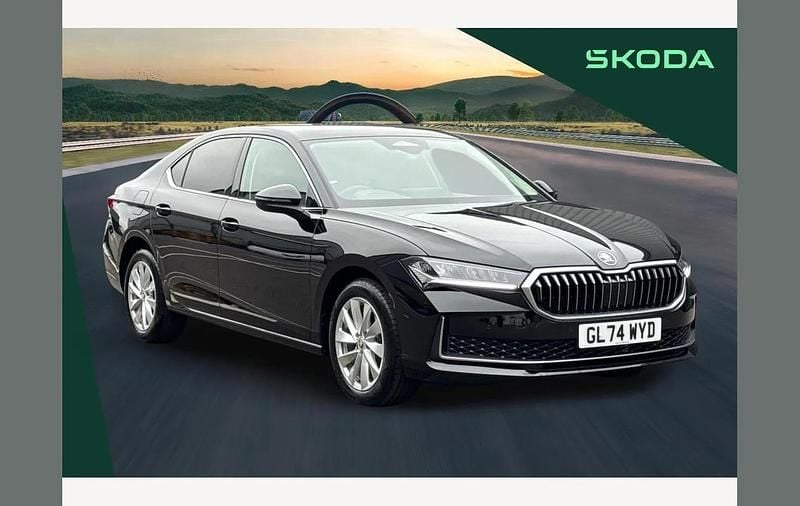 Black Used 2024 Skoda Superb SE Technology Hatchback | £24,395 (Fair price) - Image 1/3