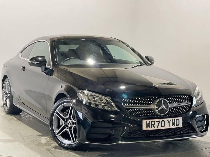 Black Used 2020 Mercedes C200 AMG line Coupe | £19,999 (Fair price) - Image 1/4