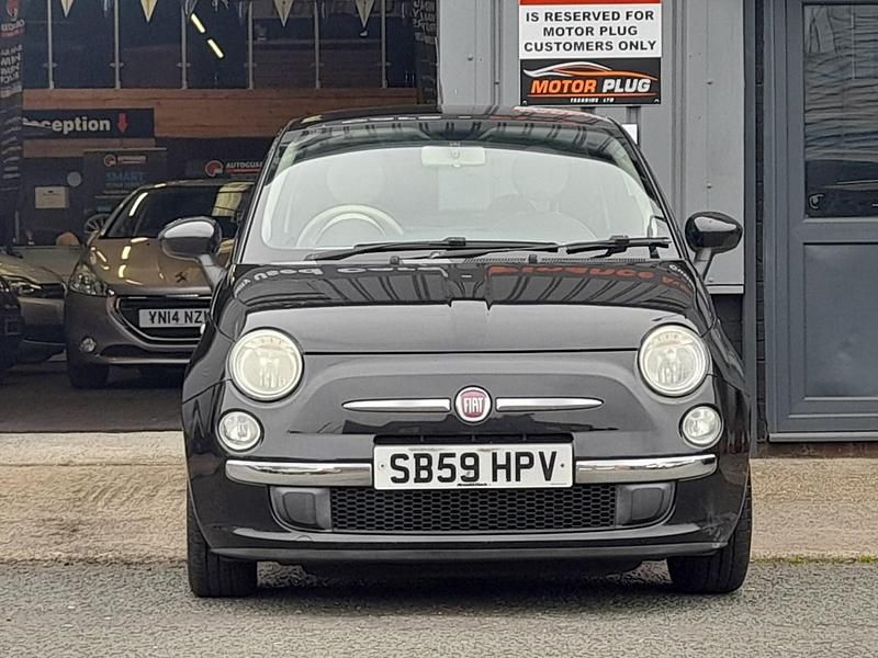 Used Fiat 500 Lounge 69 HP (50 kW) 2010 Black Hatchback