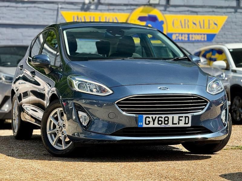 Blue Used 2018 Ford Fiesta Zetec Hatchback | £8,295 (Fair price) - Image 1/4