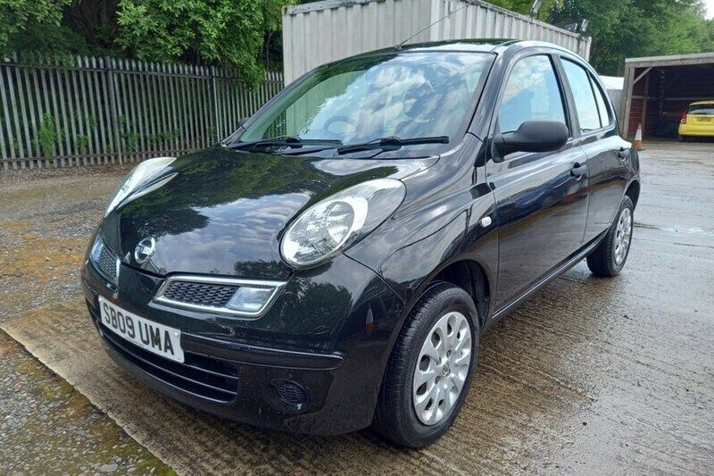 Black Used 2009 Nissan Micra Visia Hatchback | £2,495 (Fair price) - Image 1/1