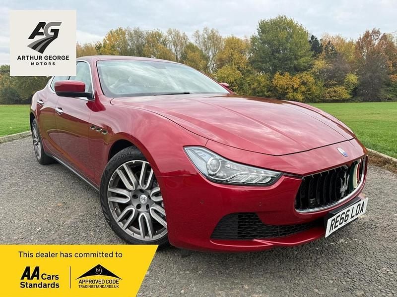 Red Used 2016 Maserati Ghibli Sedan | £15,990 (Fair price) - Image 1/4