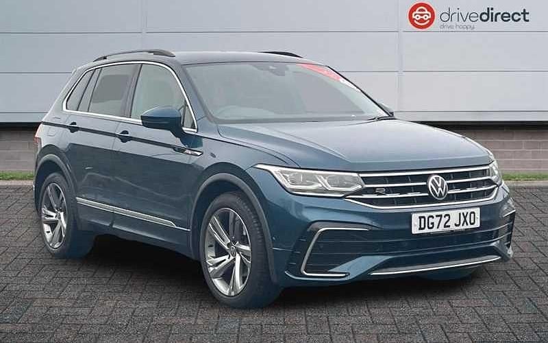 Used VW Tiguan R-line Edition 150 HP (110 kW) 2022 Blue SUV