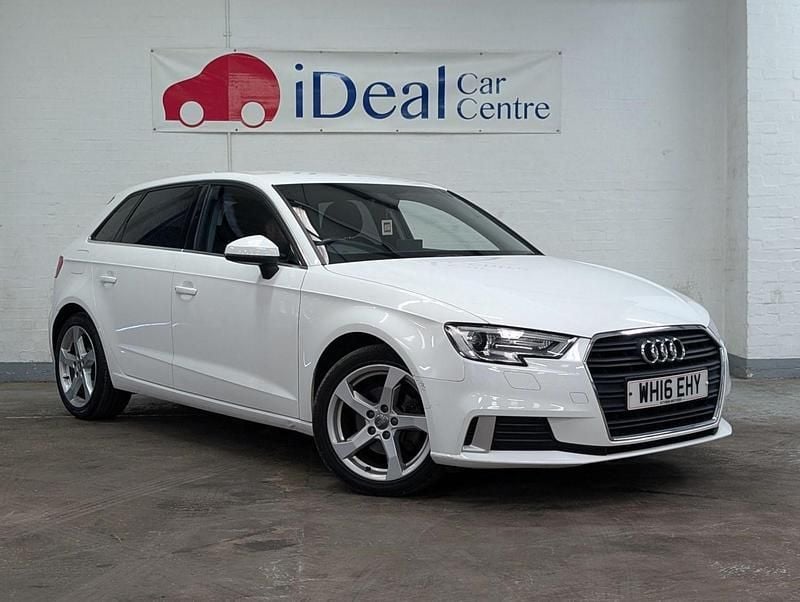 White Used 2016 Audi A3 Sportback Sport Hatchback | £8,990 (Good price) - Image 1/4