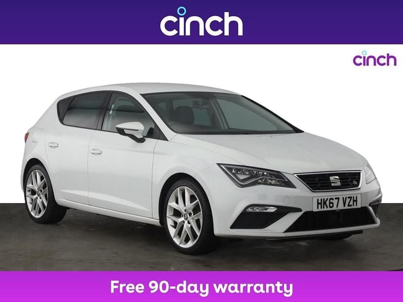 White Used 2018 Seat Leon FR Hatchback | £10,249 (Fair price) - Image 1/3