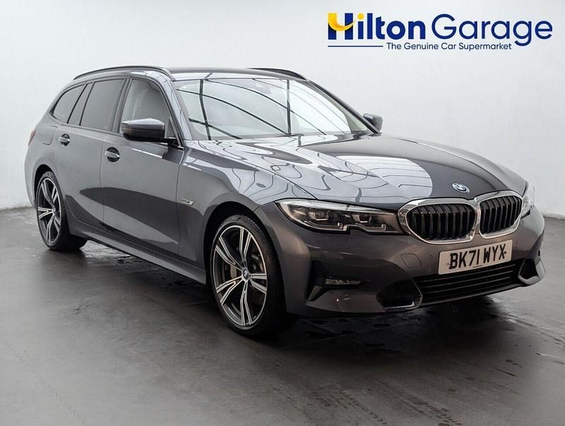 Grey Used 2021 BMW 330e Sport Line Estate | £20,950 (Fair price) - Image 1/4