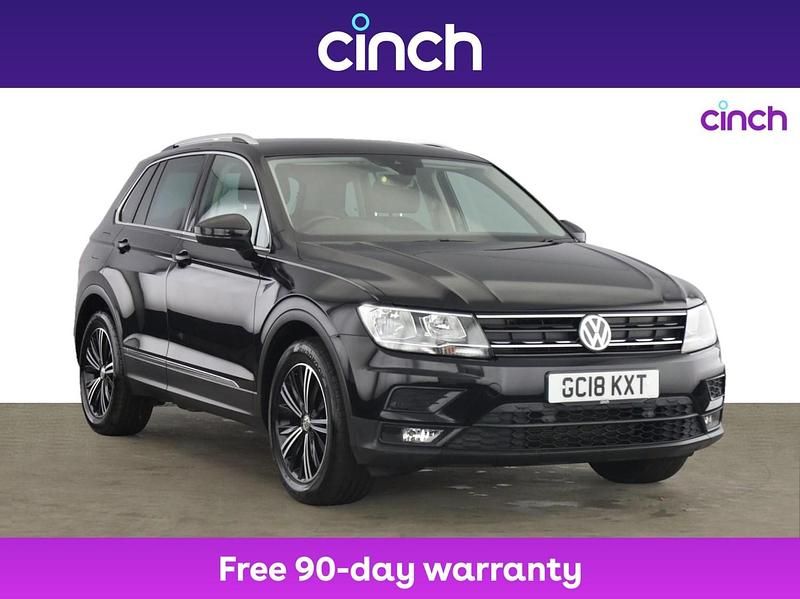 Black Used 2018 VW Tiguan SE SUV | £15,099 (Good price) - Image 1/3