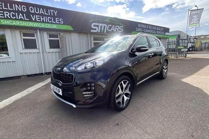 Black Used 2017 Kia Sportage GT-Line S SUV | £12,850 (Good price) - Image 1/1