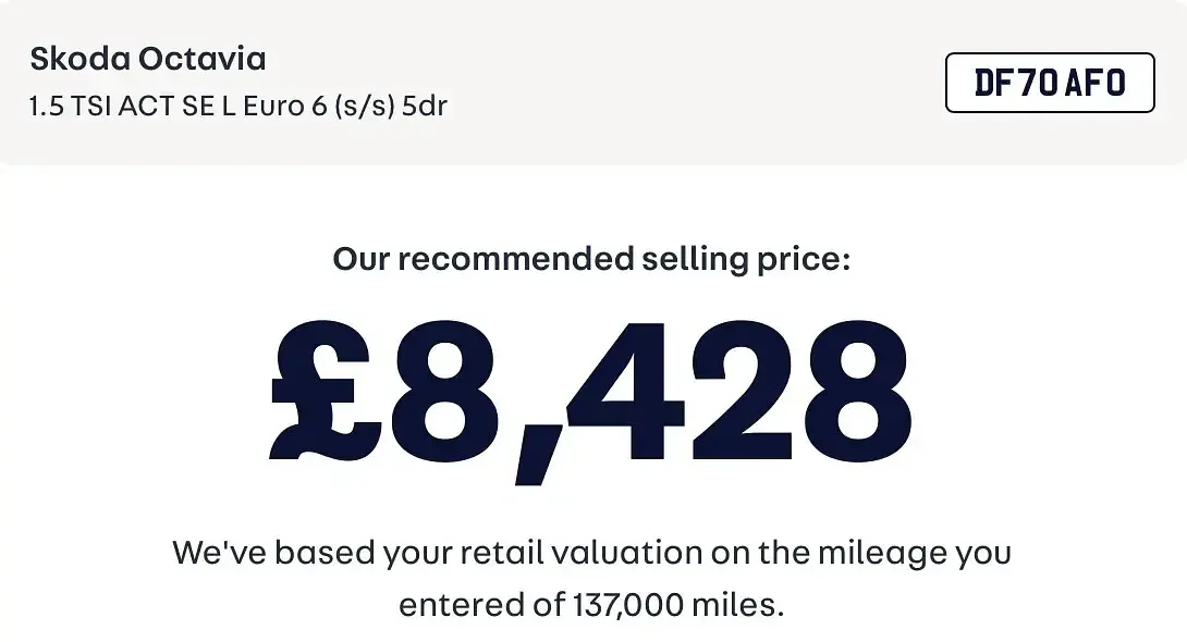 Used Skoda Octavia SE L 150 HP (110 kW) 2020 Silver Estate