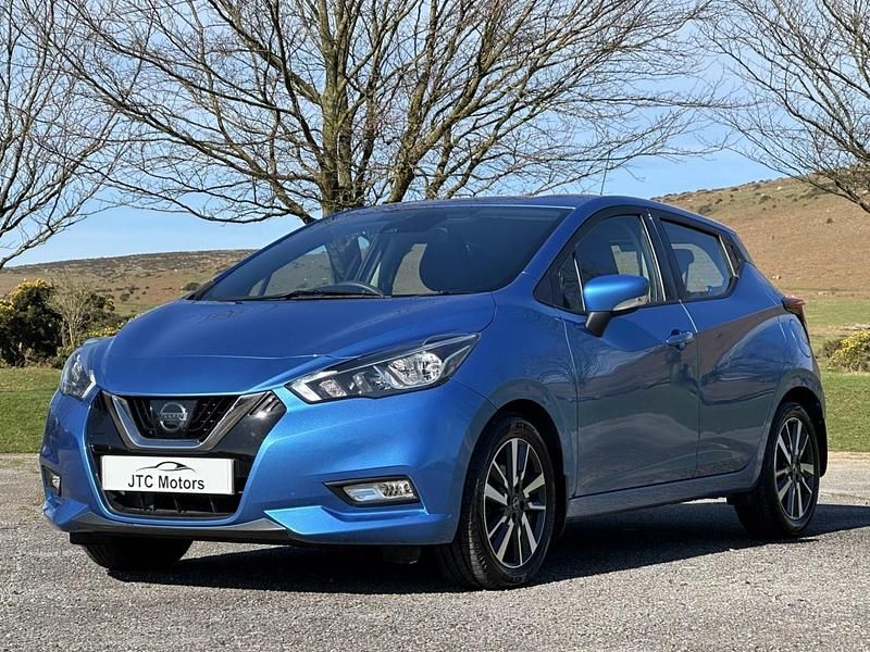 Używany Nissan Micra Acenta 71 KM (52 kW) 2017 Niebieski Hatchback