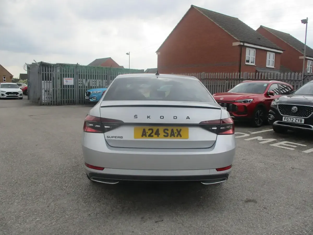 Used Skoda Superb SportlinePlus 150 HP (110 kW) 2024 Silver Hatchback