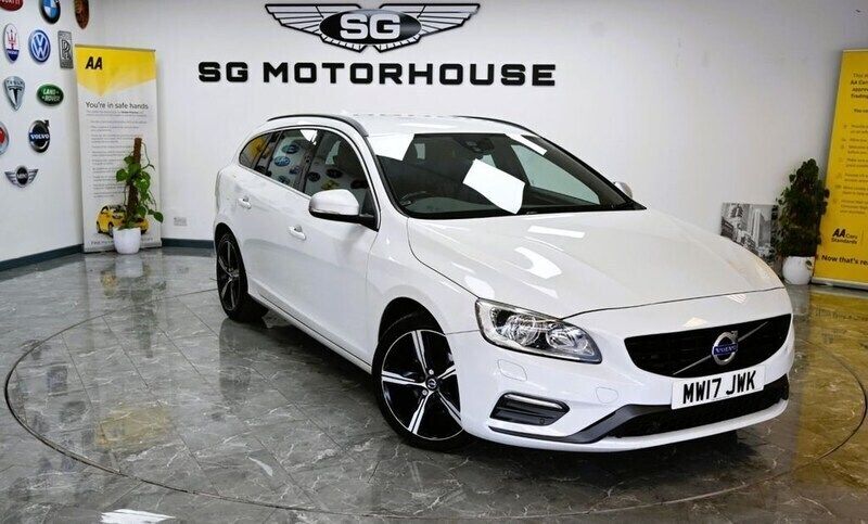 White Used 2017 Volvo V60 R-Design Estate | £12,695 (A bit pricey) - Image 1/4