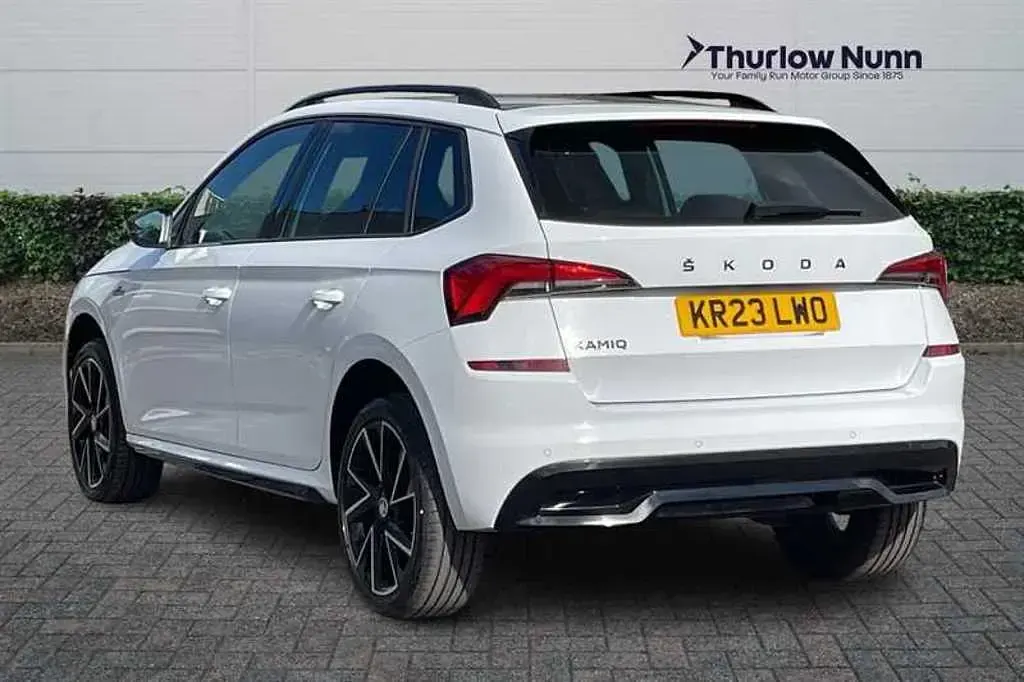 Used Skoda Kamiq Monte Carlo 150 HP (110 kW) 2023 White SUV