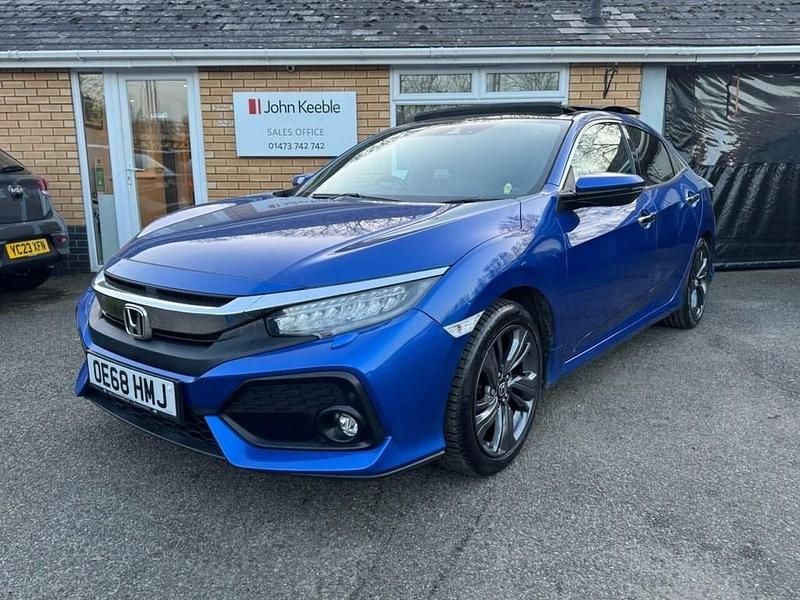 Used Honda Civic Prestige 2018 Blue Hatchback