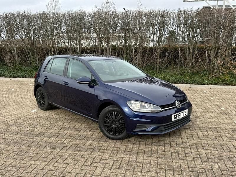 Usado VW Golf VII S 125 HP (91 kW) 2018 Azul Citadino
